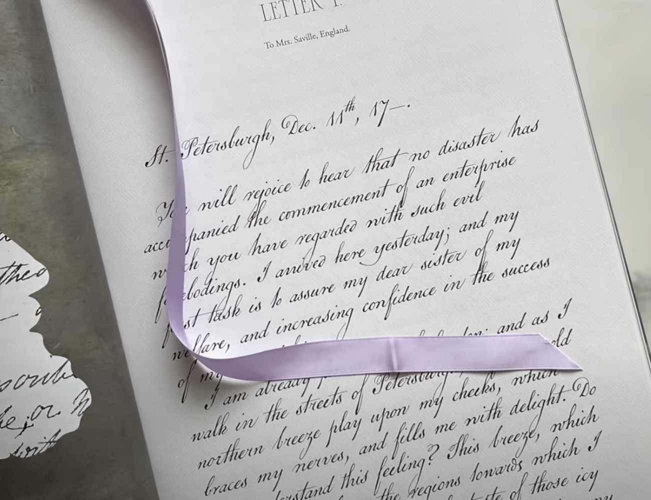 we can attach ribbons for a built-in book mark